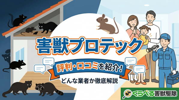 害獣プロテックの評判や口コミを紹介！どんな業者か徹底解説