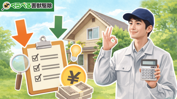 害獣駆除の費用を安く抑えるコツ
