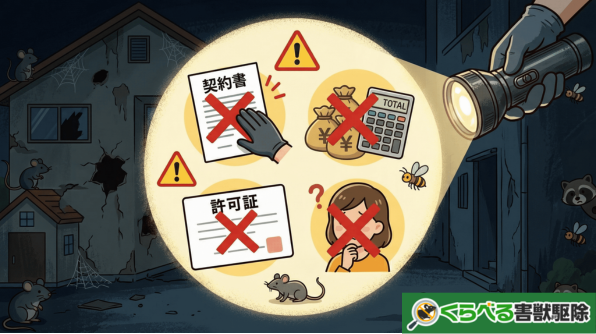 害獣駆除業者を見抜くポイント7選